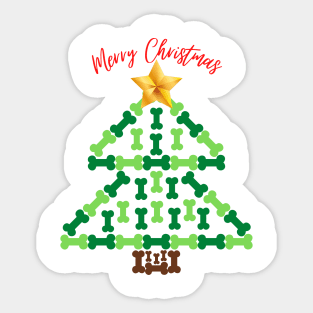 Westie Christmas Tree Dog Sticker